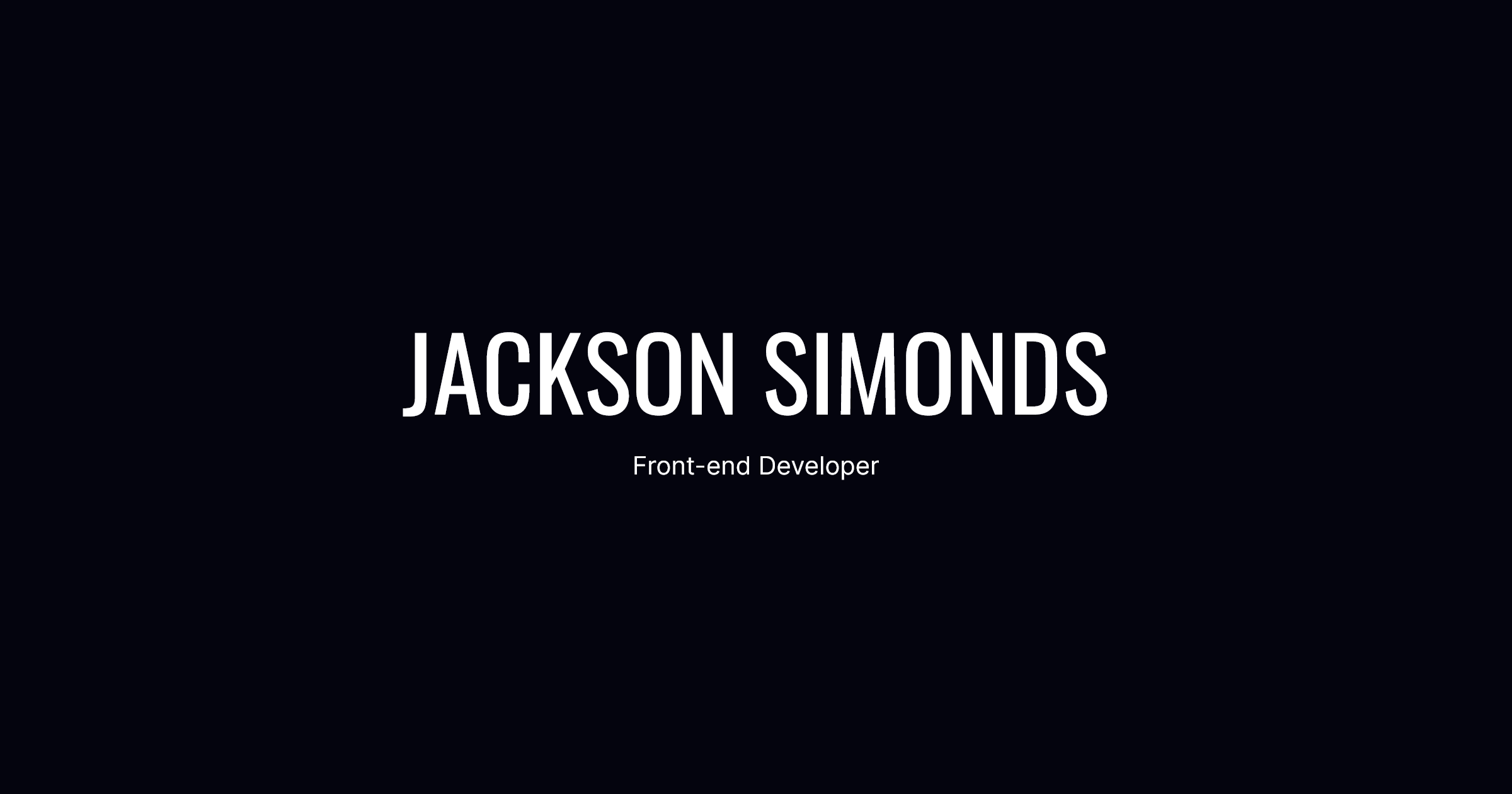 Jackson Simonds Jackson simonds
